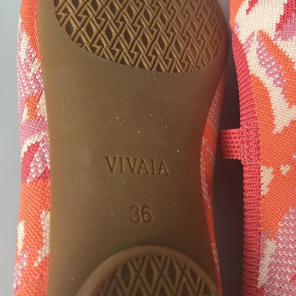 Vivaia Almond-Toe Tamia Mary-Jane in Multi Coral Tropical size 36 / New - Picture 9 of 9